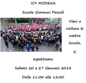 locandina Scuola aperta