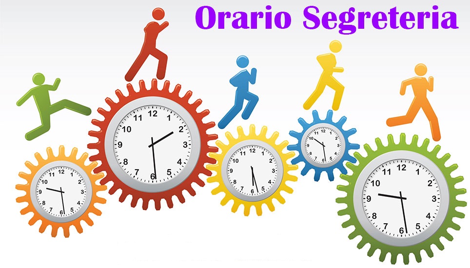 ORARIO DI SEGRETERIA NEI MESI ESTIVI DI LUGLIO ED AGOSTO