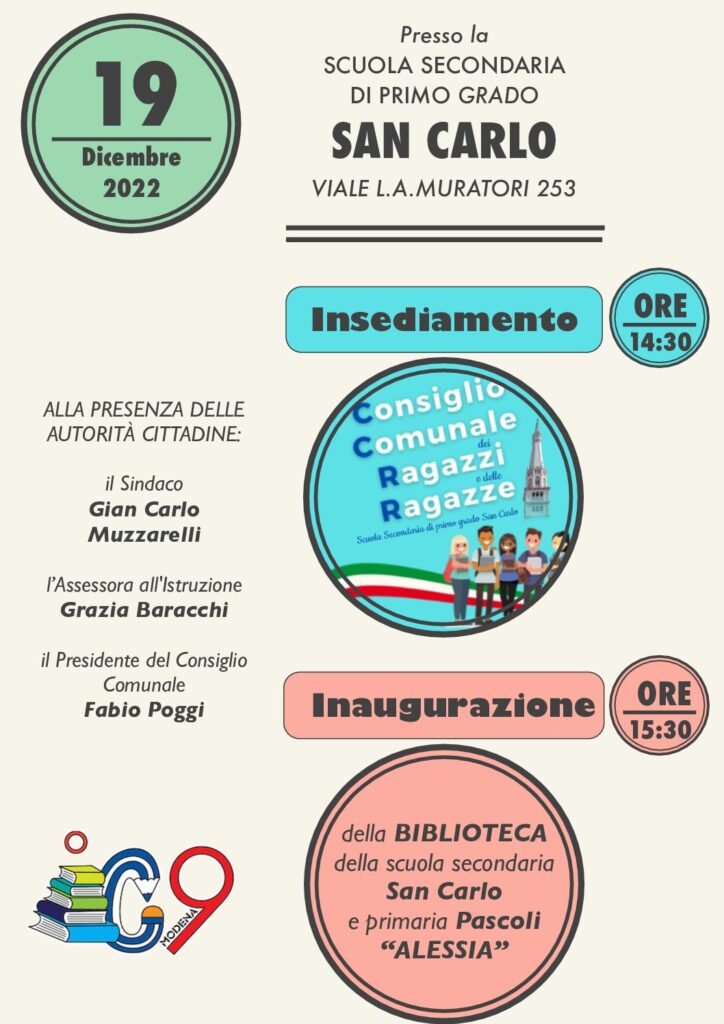 Insediamento CCRR e Inaugurazione Biblioteca